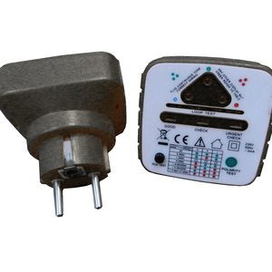 Eoutil eursocket plug พร้อมตัวทดสอบขั้วไฟฟ้าและ SK106โมเดลแสดงผล LED การทดสอบ RCD - Product Image 1