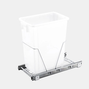 厨房隐藏式拉出分类垃圾桶垃圾桶内置橱柜与门连接 - Product Image 4