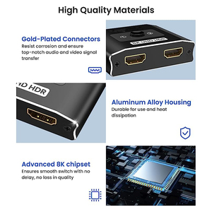 Adaptador Multi Monitor para 3 pantallas separadas HDMI2.1 8K 60Hz HDMI Extended Dual screens Switcher para Macbook PS5 Desktop - Product Image 4