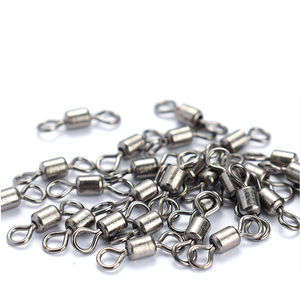 250pcs/Set Fishing Rolling Barrel <strong>Swivel</strong> Connector with Box 2# 4# 6# 8# 10# <strong>Swivels</strong> 5 <strong>Size</strong> - Product Image 6