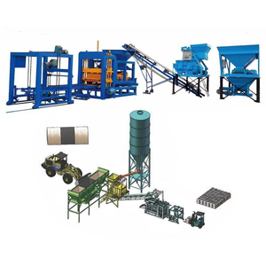 Ladrillo de enclavamiento de cemento automático y máquina de fabricación de bloques de hormigón hueco - Product Image 5