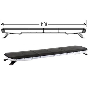 <strong>12</strong>-<strong>24v</strong> <strong>Led</strong> Full Size Emergency Warning Light Bar for Vehicles 46&quot; 51 Flash Patterns - Product Image 1