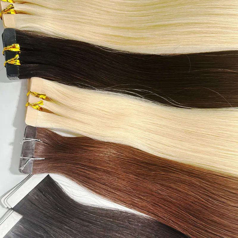 Cheveux Humains En Gros En Kilo Vente en gros Tresse bouclée à cuticules alignées Meches Extensions de cheveux vierges crus Remy naturels Bande de cheveux