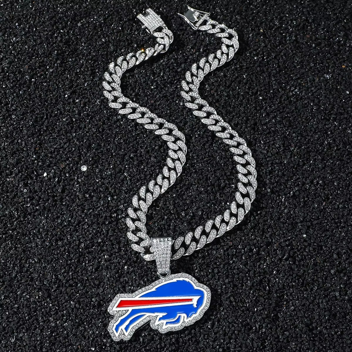 Colgante de Plata + Cadena Cubana de 50cm