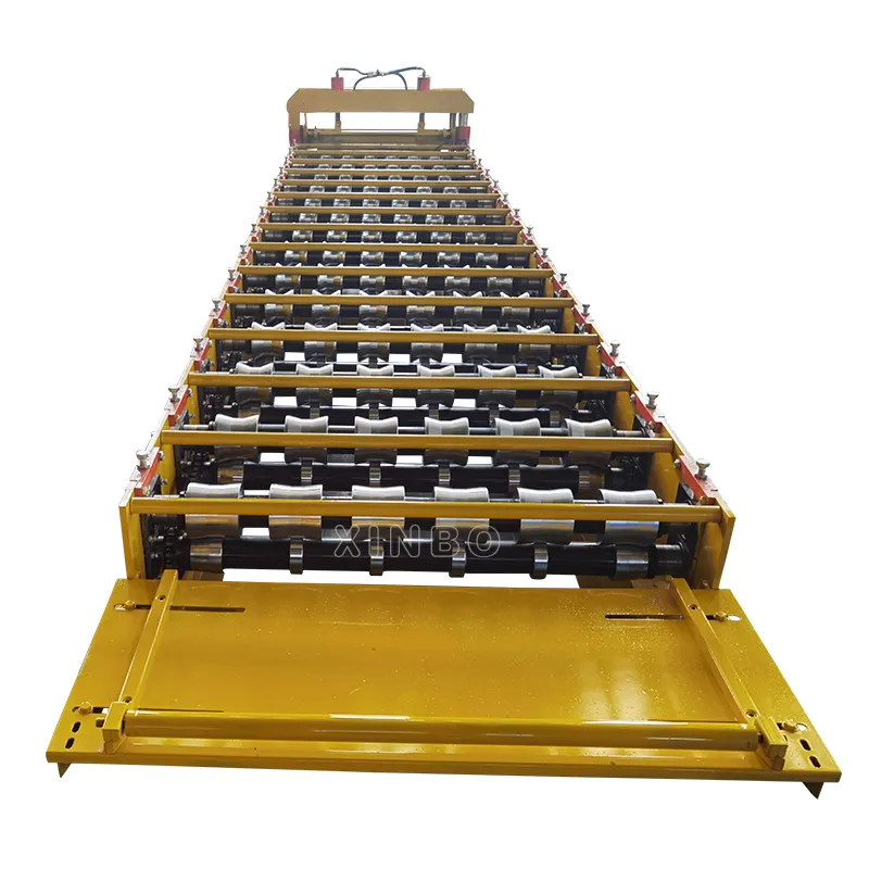 Xinbo cold roll forming machine color steel iron roofing tiles roll former