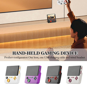 E5ハンドヘルドゲームコンソールエミュレータPS 5000mahパワーバンク2 in 1高速充電器17Wゲームコンソール内蔵ゲーム
