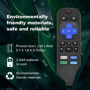 Sostituzione telecomando TV universale a 17 tasti all'ingrosso popolare per Roku TCL Hisense Onn Sharp Smart TV in plastica - Product Image 5