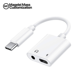 2合1 USB C 3.5毫米耳机适配器60W PD快充兼容像素5 4 4XL 3 3XL 2 2XL Galaxy Note iPad Pro - Product Image 1