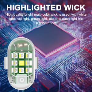 PEL LED evrensel 7 renk mini sürüş led ışıkları çakarlı lamba motosiklet için - Product Image 5