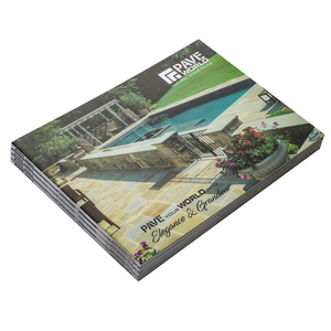 Karton kağıt üzerine özelleştirilmiş reklam broşürü el ilanı kullanıcı kılavuzu kitapçık kataloğu ve dergi baskısı - Product Image 3