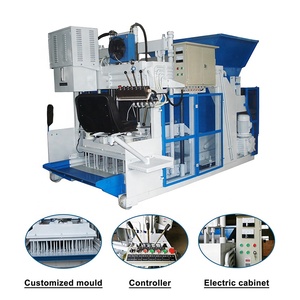 Máquina hidráulica de bloques de hormigón SY automática de alta calidad, pavimentadora de bloques sólidos huecos móviles de alta calidad, precio de la máquina de fabricación de ladrillos - Product Image 2