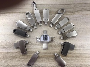 OTG USB Flash sürücü 4-in-1 110 M/S okuma ve 30 MB/S yazma hızı USB 3.0 sopa arayüzü mikro tip-c USB U Disk marka adı - Product Image 4