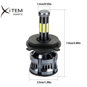 גבוהה כוח סופר מואר 10000 לום 12V 24 <span class=keywords><strong>V</strong></span> H1 H3 H7 H11 9005 9006 H4 Led פנסי x8 רכב Cob led הנורה רכב פנים רצועת