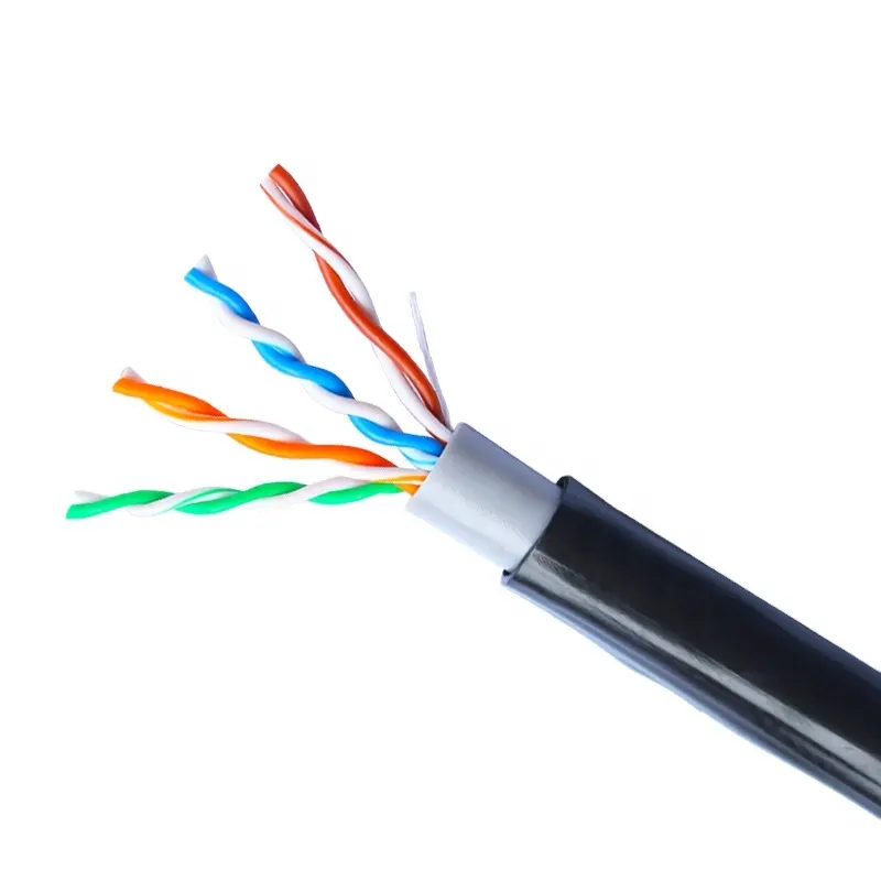 Cable lan utp cat5e 0,5 24AWG, conductor de cobre desnudo/CCA con 305m/300m, cable lan UTP, el mejor precio, gran oferta
