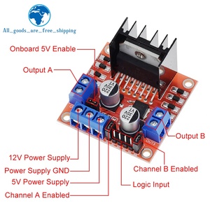 Neues Dual H Bridge DC Schrittmotor Drive Controller Board Modul L298N für Arduino Smart Car Robot