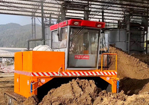 Composting <strong>Machine</strong> Track Type Compost Turner Organic <strong>Fertilizer</strong> Fermentation Equipment <strong>Compound</strong> Compost Making <strong>Machine</strong> for Farm