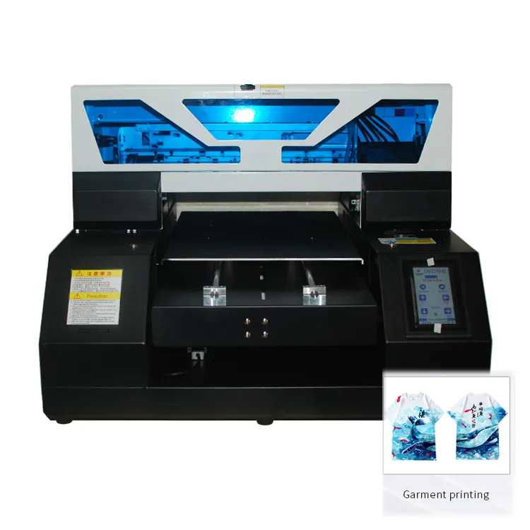 Impresora Uv de tamaño A3 A4 para vidrio, madera, PVC, inyección de tinta de cuero de gran formato, impresora uv plana, tarjeta de pvc