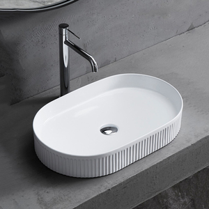 セラミックキャビネット洗面器カスタマイズ可能なカウンタートップ容器シンクlavabo長方形バスルームシンク - Product Image 5