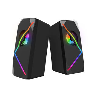 2.0CH <strong>USB</strong> Smart Touch RGB Light Ser Sound Box PC System Gaming Desktop <strong>Computer</strong> With Plastic Cabinet and DC Power Source - Product Image 4
