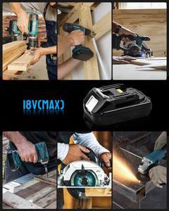 ชุดแบตเตอรี่ลิเธียมไอออนแบบชาร์จไฟได้18โวลต์3000มิลลิแอมป์ BL1830B จาก Avepower - Product Image 5