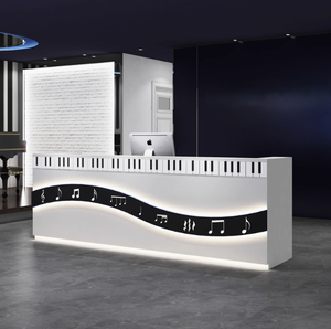 Durevole MDF Piano Store cassa di musica arte istituto di Reception banco Studio per negozio di applicazioni alberghiere Design - Product Image 2
