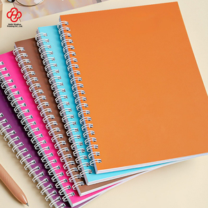 Solid-color Simple Coil-bound <strong>Notebook</strong> for Export, Subject-bound Saddle-stitched Diary, Lined Student <strong>Notebook</strong> - Product Image 3