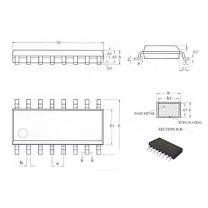 WT2605-16S SOP16-Chip de voz Original, inalámbrico, con dientes azules, programable - Product Image 3