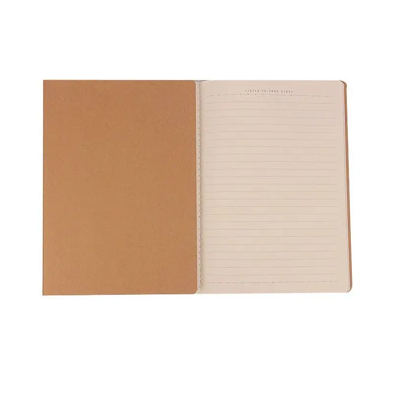 Buku catatan jurnal kulit kualitas tinggi dapat disesuaikan untuk menulis B5 ukuran Notebook Spiral buku harian buku catatan