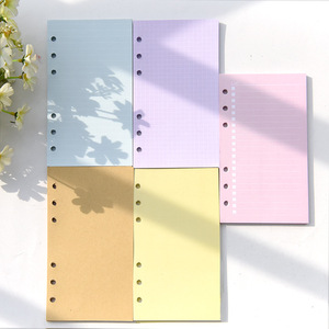 Lovely Color A5 Core Manual Account Book <strong>Notebook</strong> 6-Hole Sheet <strong>with</strong> Loose <strong>Page</strong> Inside Hardcover for Road and Forest Paper - Product Image 3