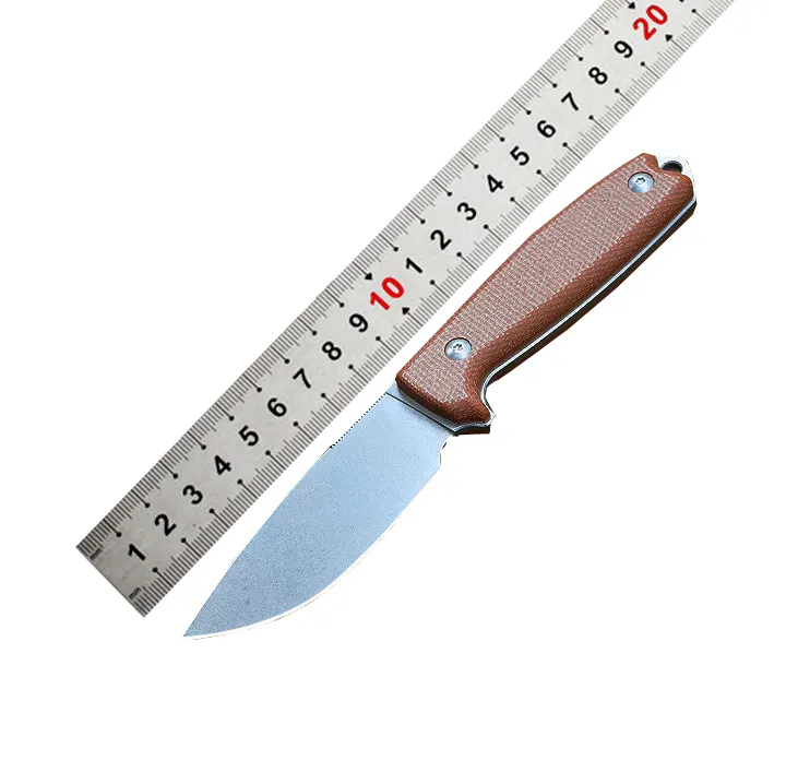 Lame OEM 14c28n Couteau d'extérieur forgé sur mesure de qualité supérieure Couteau de chasse de survie à lame fixe avec manche G10