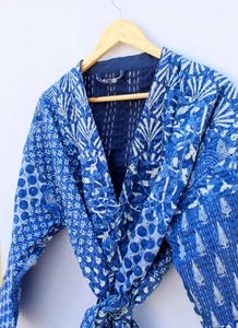 Trend kleid kadın elbise elbisesi hint el yapımı Farida <span class=keywords><strong>Kahlo</strong></span> Kaftan uzun pamuk Kaftan kapak gecelik Kaftan kadın giyim