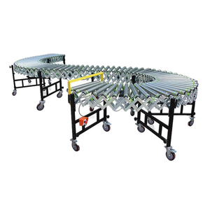 50kg Bags Truck <strong>Loading</strong> <strong>Unloading</strong> Trolley Roller Conveyor <strong>Machine</strong> for Truck <strong>Unloading</strong>