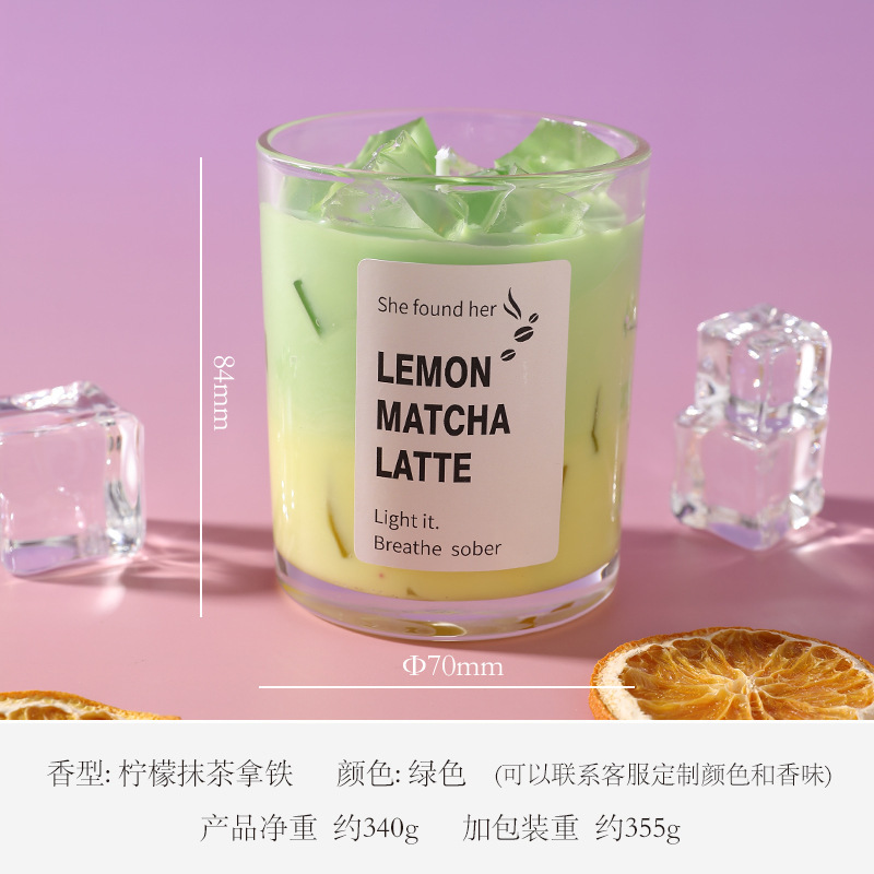 Lemon Matcha latte