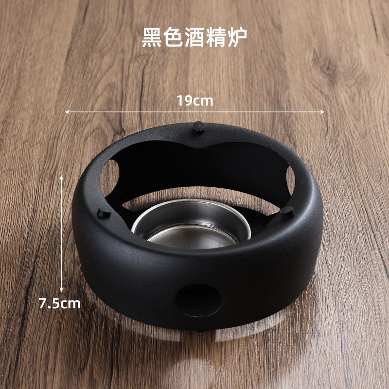 Round alcohol stove (black)