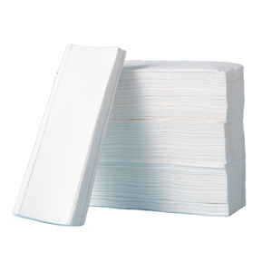 Wholesale Factory Dispenser Embossed <strong>Interfolded</strong> Paper Towel <strong>V</strong> N Fold Tissue Paper Hand Towels - Product Image 1