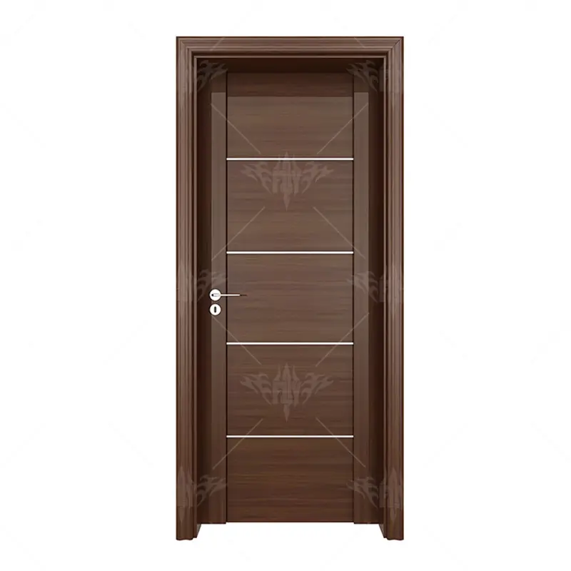 Quarto composto mdf porta deslizante preço barato interior composto porta de madeira