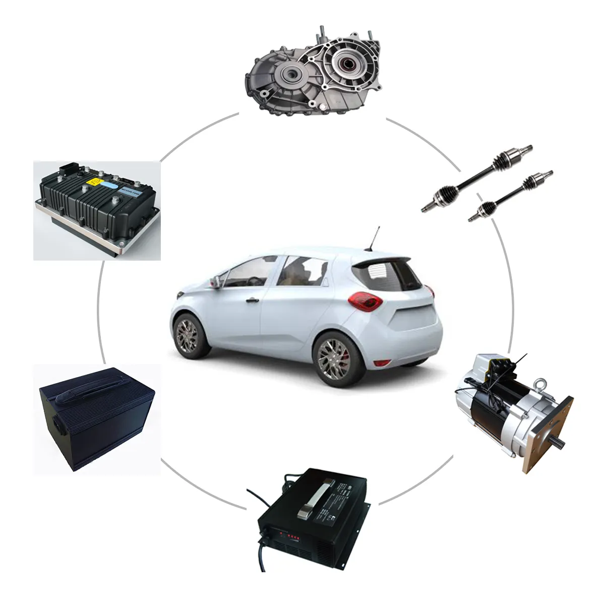 10kW 72 Asincrono volt Motor Kit de Conversão de Carro Elétrico Do Veículo