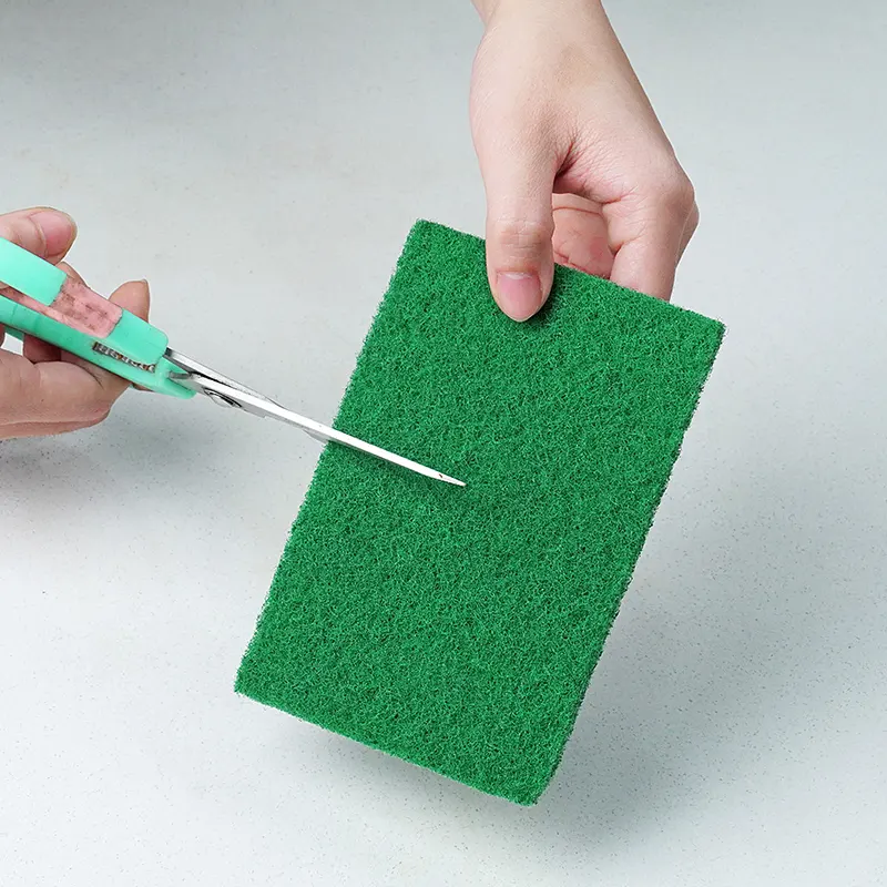 15*10*0.8cm grünes langlebiges wischen-pad küche strapazierfähiger reinigungs-peeling-peeling-schrubber schleifreiniger für haushalt kommerzielle verwendung