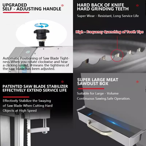 Thịt máy cắt xương Máy cắt thịt ban nhạc đã thấy thịt đã thấy máy butcher Máy xương đã thấy máy thịt máy cắt - Product Image 3