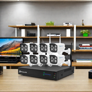8ch H.265 sistema di telecamere di sicurezza IP WiFi esterno 5MP Wireless CCTV NVR kit di rete HDD Cloud dati OEM personalizzabili - Product Image 6