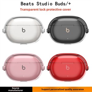 Beats Studio Buds için Apple için özel Logo koruyucu kılıf kulaklıklar Beats Studio Buds için yumuşak sertlik derecesi logosu + Accessor - Product Image 4