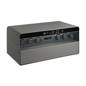 Anti Theft Digital Watch Winder Safebox Fingerprint Security Lock Box with <strong>Key</strong> and Combination Lock - Product Image 4