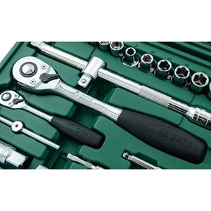 APEX USA profesyonel 80pc. Araç seti 1/4 1/2 ''Dr. Master el-güç kaynağı otomotiv bakımı için tasarlanmış sert çanta - Product Image 3