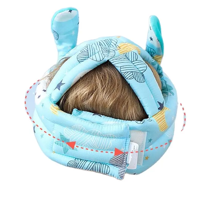 Tùy chỉnh đệm mềm thoáng khí thoải mái trẻ sơ sinh bé bảo vệ hat Toddler bé an toàn Mũ bảo hiểm