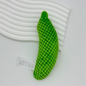 Wholesale Green Plush Velvet Interactive New Cat Toy with <strong>Catnip</strong> Eco-Friendly <strong>Banana</strong> Style Carton for Cats - Product Image 4