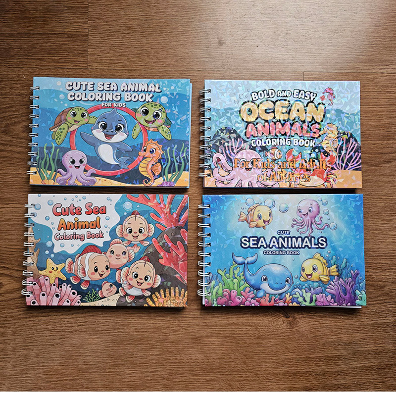 D Cute Ocean 1 livre aléatoire - Blanc