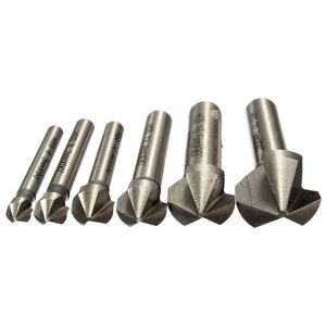 套装铣削刀具套装90度高速钢倒角刀具倒角钻孔机钻头 - Product Image 2