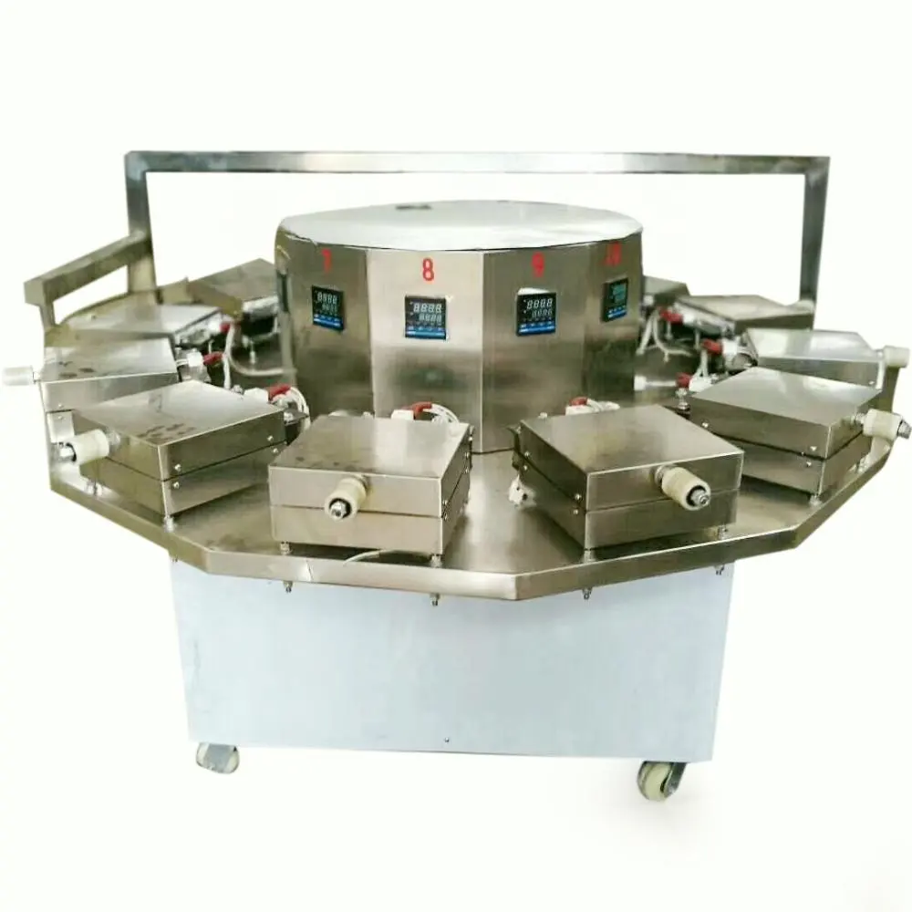 Hands free automatic crispy waffle roll snacks machine barquillos making cooking machine for sale
