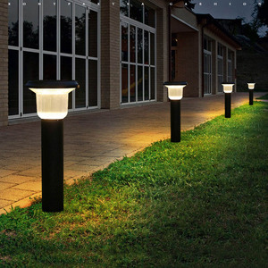 מודרני ip65 led מנורת מדשא שמש לחצר נוף לגינה או פארק נתיב תאורה חיצונית