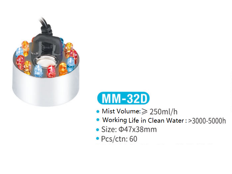 Modelo: MM-32D, Tamaño: 47x47x38mm